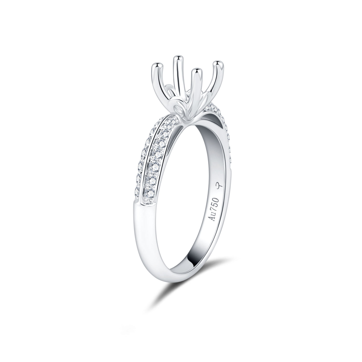 18K SEMI MOUNTING DIAMOND RING