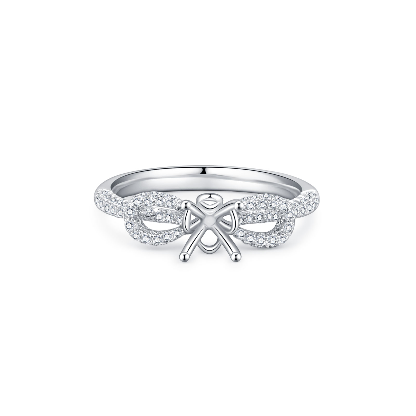 18K SEMI MOUNTING DIAMOND RING
