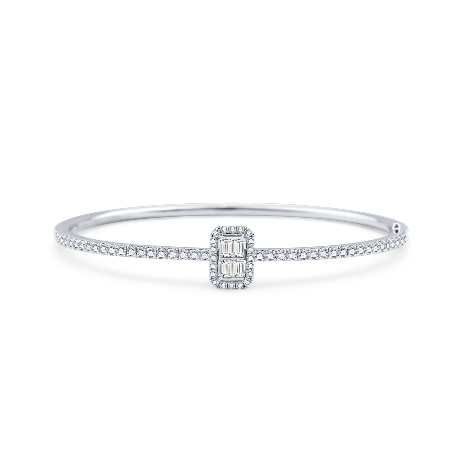 18K GOLD DIAMOND BANGLE