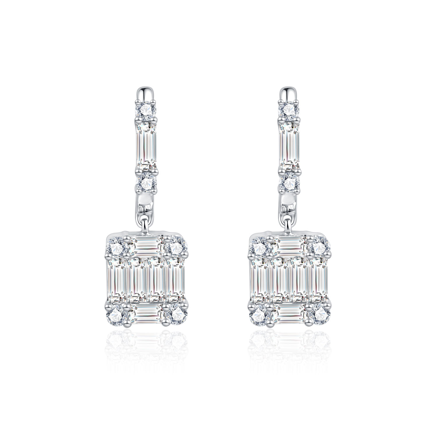 18K GOLD DIAMOND EARRINGS