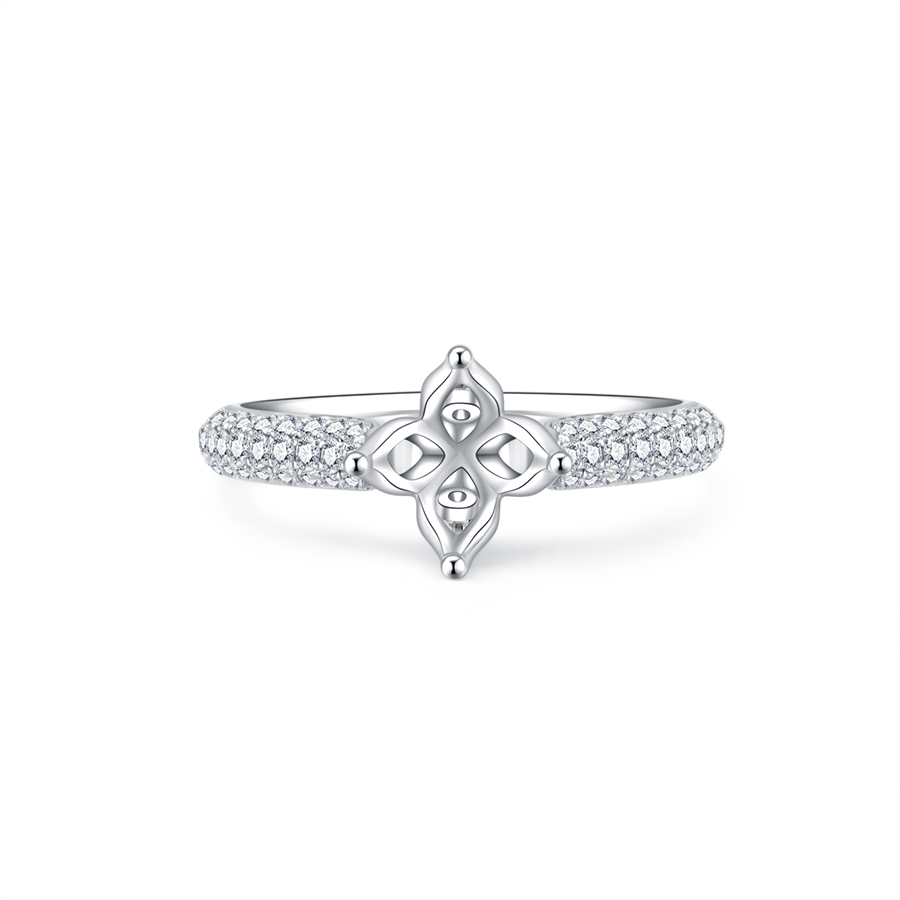 18K SEMI MOUNTING DIAMOND RING