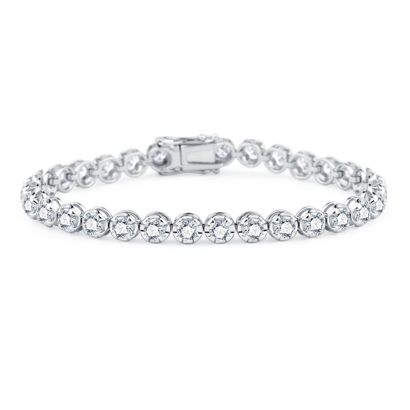 18K WHITE GOLD DIAMOND BRACELET