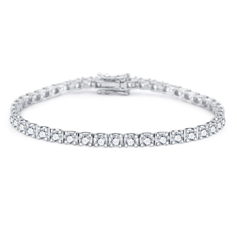 18K WHITE GOLD DIAMOND BRACELET